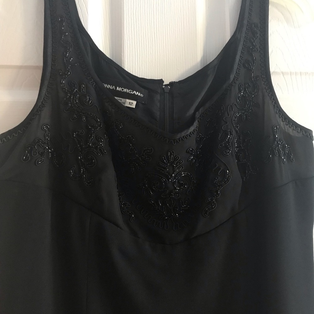 Black cocktail dress